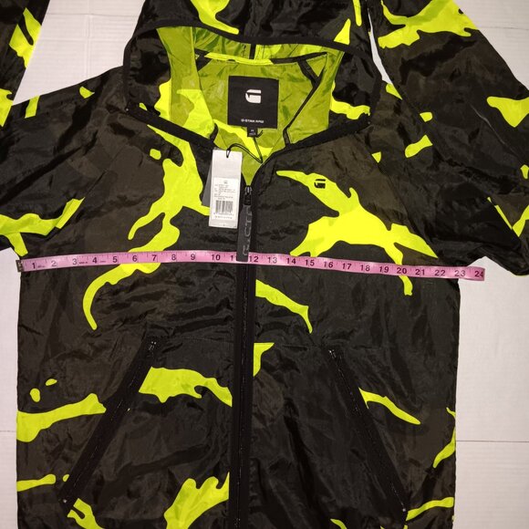 G- STAR RAW MEN'S STRETT HOODED OVERSHIRT JACKET - Picture 7 of 9